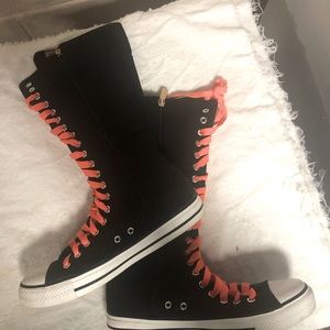 Converse type calf high sneakers